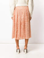 Thumbnail for your product : Chloé ruffle lace midi skirt