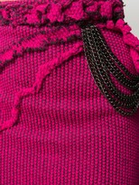 Thumbnail for your product : Loulou Chain-Embellished Panelled Skirt