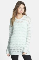 Thumbnail for your product : Love By Design Pointelle Tunic Pullover (Juniors)