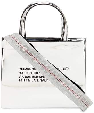 Off-White Off White Mini Mirror Faux Leather Box Bag