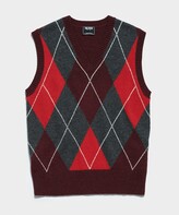 Thumbnail for your product : Todd Snyder Merino Argyle Vest in Red