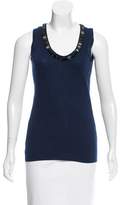 Thumbnail for your product : Naeem Khan Embellished Cashmere Top w/ Tags