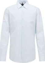 Thumbnail for your product : HUGO BOSS Striped slim-fit shirt in pure-cotton seersucker