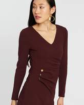 Thumbnail for your product : Dorothy Perkins Button Detail Bodycon Dress