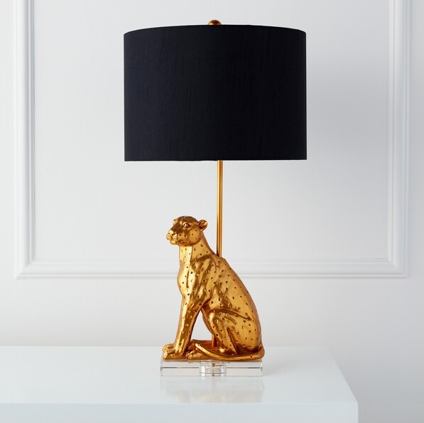 Z Gallerie Leopard Table Lamp