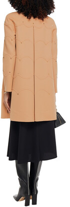 Valentino Studded Wool And Cashmere-blend Felt Coat