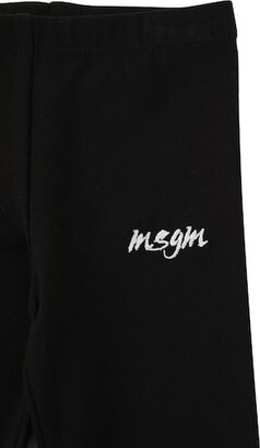 MSGM Printed cotton sweatshirt & leggings