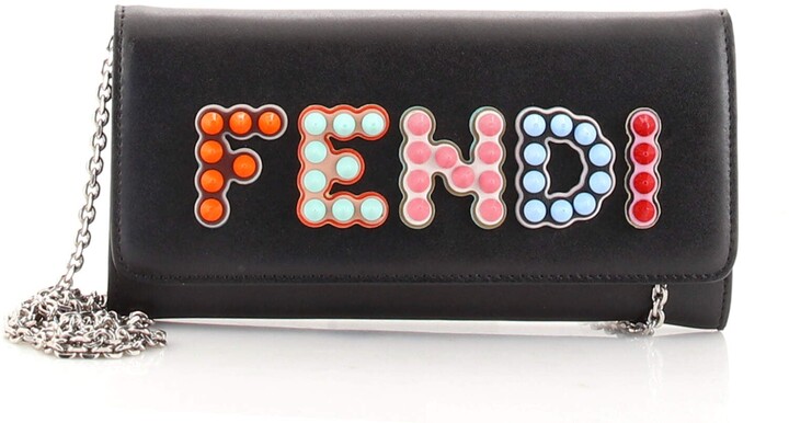 Fendi Stud Wallet | Shop the world's largest collection of fashion 