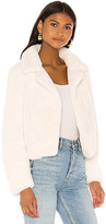 Thumbnail for your product : Blank NYC Cream Faux Fur Jacket