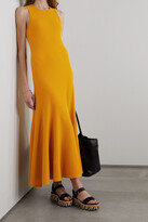 Thumbnail for your product : Gabriela Hearst Fiori Wool Maxi Dress - Yellow