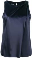 Thumbnail for your product : Giorgio Armani front pleat tank