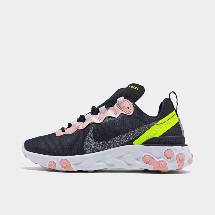 women's nike react element 55 casual shoes