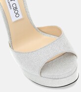 Thumbnail for your product : Jimmy Choo Max 150 glitter sandals