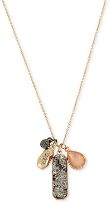 Kenneth Cole New York Gold-Tone Multi-Charm Pendant Necklace