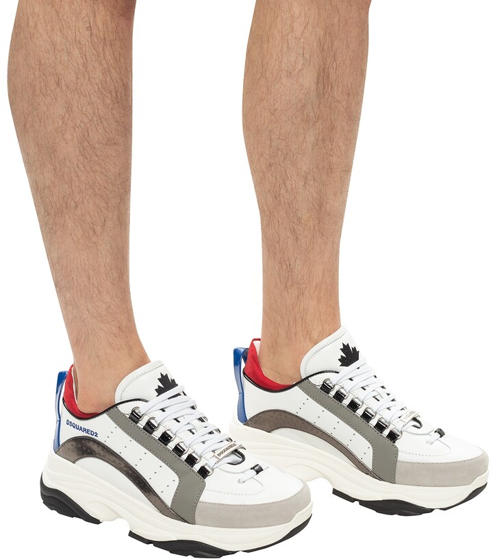 DSQUARED2 '551' Logo Sneakers Men's Grey - ShopStyle