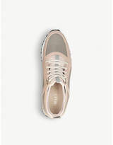 Thumbnail for your product : MALLET Diver leather and mesh trainers