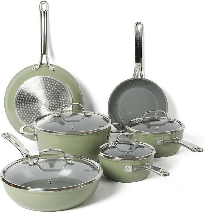 Sur La Table Kitchen Essentials 10-pc. Titanium Ceramic Nonstick Aluminum Cookware Set