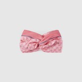 Thumbnail for your product : Gucci GG print with Horsebit silk headband