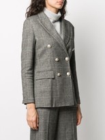 Thumbnail for your product : Circolo 1901 Check Double-Breasted Blazer
