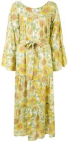 Thumbnail for your product : Bambah Sunflower Print Kaftan Dress