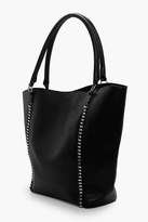 Thumbnail for your product : boohoo Chain Detail Shopper Bag
