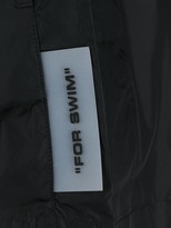 Thumbnail for your product : Off-White Logo Print Swim Trunks