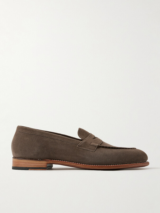 Grenson Lloyd Suede Penny Loafers
