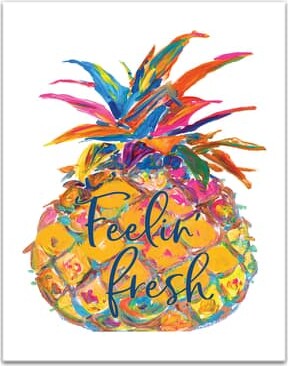Funky Fresh 11" x 14" Canvas Wall Art By Designs Direct