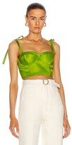 Thumbnail for your product : Rosie Assoulin Bustier Top in Green