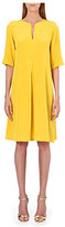 Thumbnail for your product : Saloni Dita silk dress Yellow