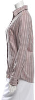 Thumbnail for your product : Etro Long Sleeve Printed Button-Up Top