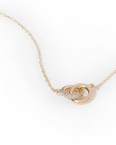 Thumbnail for your product : Adina Reyter Pave Interlocking Loop Necklace