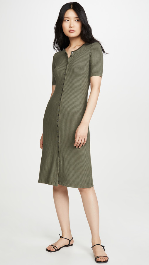 button up maxi dress with sleeves