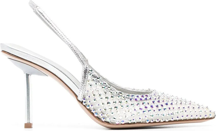Le Silla 80mm Gilda crystal-embellished pumps