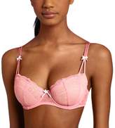 Thumbnail for your product : Betsey Johnson Women's Eyelet-Lace Three-Section Foam Demi Bra