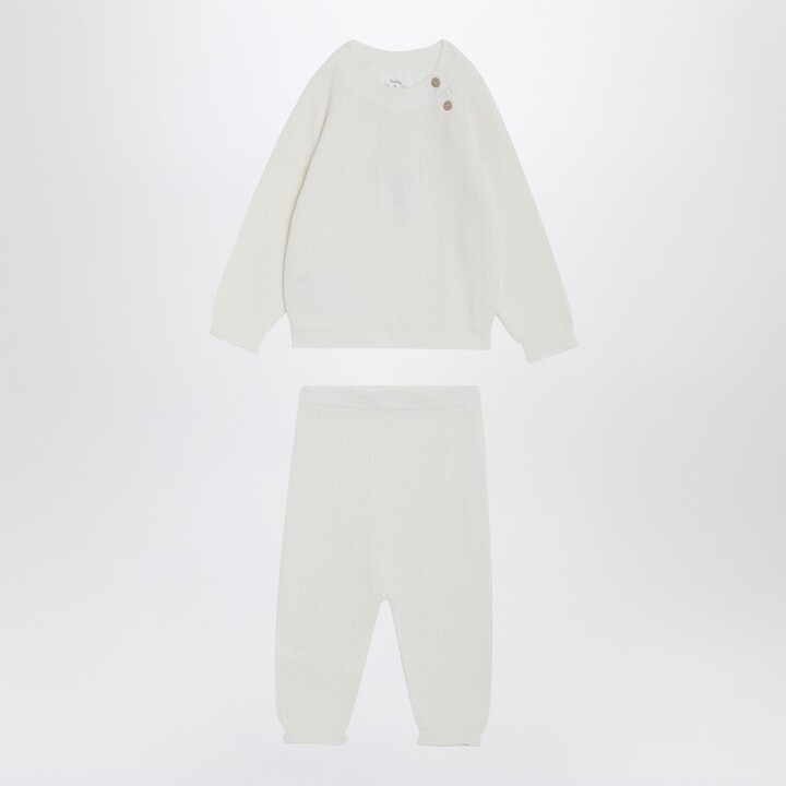 Teddy & Minou Two-piece suit in milk white