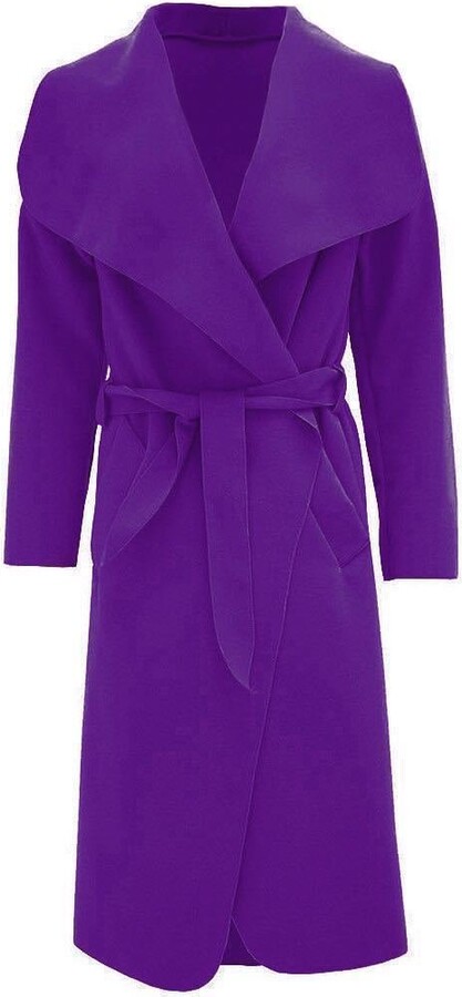 lilac duster coat