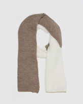 Thumbnail for your product : Kate & Confusion - Women's White Scarves - Livigno Scarf - Size One Size at The Iconic