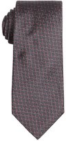 Thumbnail for your product : Prada iron and pink micro patterned silk tie
