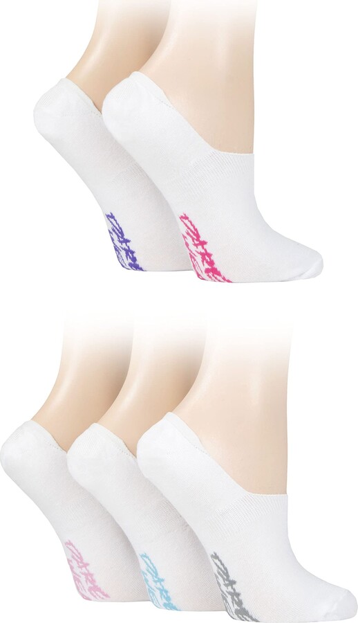 Dare to Wear Ladies No Show Socks Pack of 5 White 48 ShopStyle