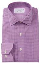 Thumbnail for your product : Lorenzo Uomo Boxed Plaid Trim Fit Dress Shirt