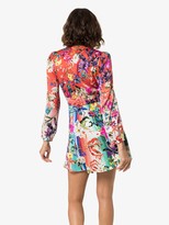 Thumbnail for your product : Mary Katrantzou Bloom Floral Print Silk Mini Dress
