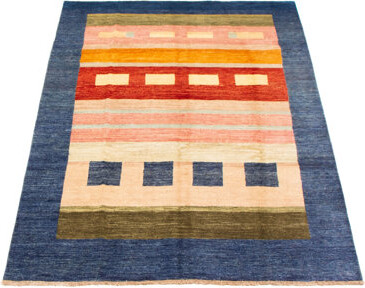 Isabelline One-of-a-Kind Bedworth Hand-Knotted New Age 6'6\