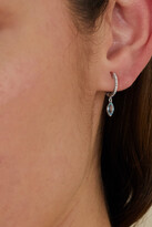 Thumbnail for your product : Roxanne First 14-karat White Gold, Topaz And Diamond Single Hoop Earring - one size
