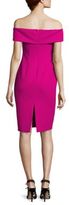 Thumbnail for your product : Theia Off-The-Shoulder Sheath Dress