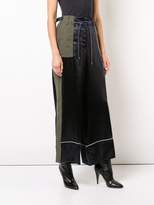 Thumbnail for your product : Sacai patchwork palazzo trousers