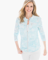 Thumbnail for your product : Chico's Neema Watercolor-Stripe Jacket