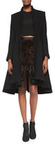Thumbnail for your product : Alice + Olivia Mary Arched-Hem Princess Coat
