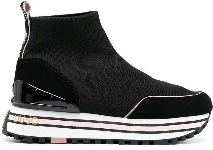 high top platform trainers