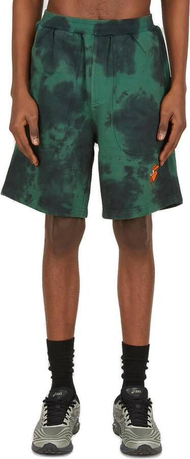PAM Pond Kombu Hackerz Tie-Dyed Track Shorts